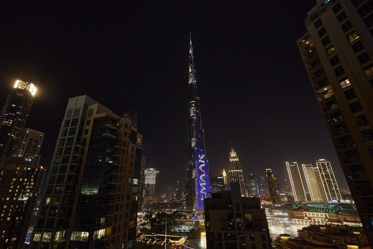 Burj Khalifa Front View & Fountain View Island Paradise 2Br Luxury Apartment Burj Residences Golden Homes ドバイ エクステリア 写真